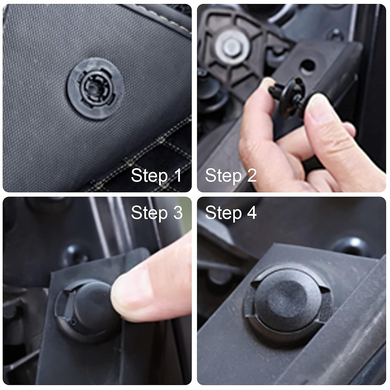 HTOMT 970PCS Bumper Retainer Clips Plastic Car Clips 31 Most Popular Sizes Rivets Push Pins Automotive Fasteners Fender Clips Door Panel Trim Clips Kit for Toyota GM Ford Honda Acura Chrysler - Image 6
